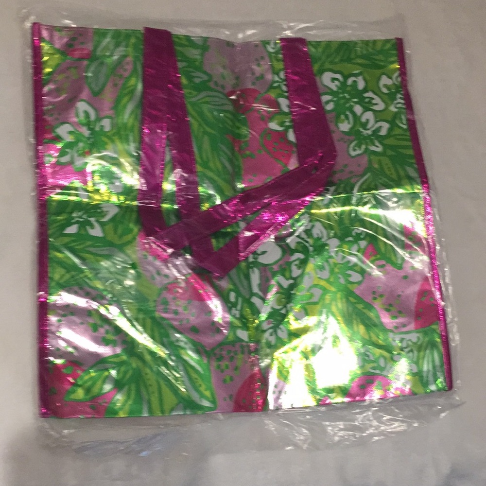 Lilly Pulitzer Plastic Bag, Spill the Juice